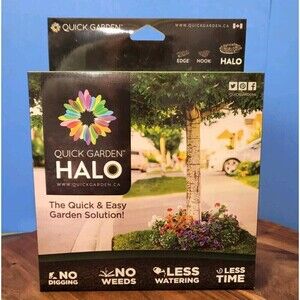 Quick Garden Halo Landscaping Fabric Form for Circular Beds